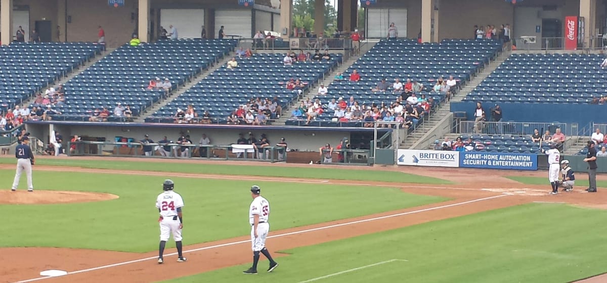 A Tuesday trip to Coolray field